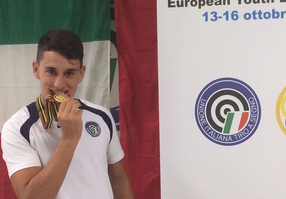 Tiro a segno, un’altra promessa tiburtina chiamata in nazionale juniores: Gabriele Lamboglia