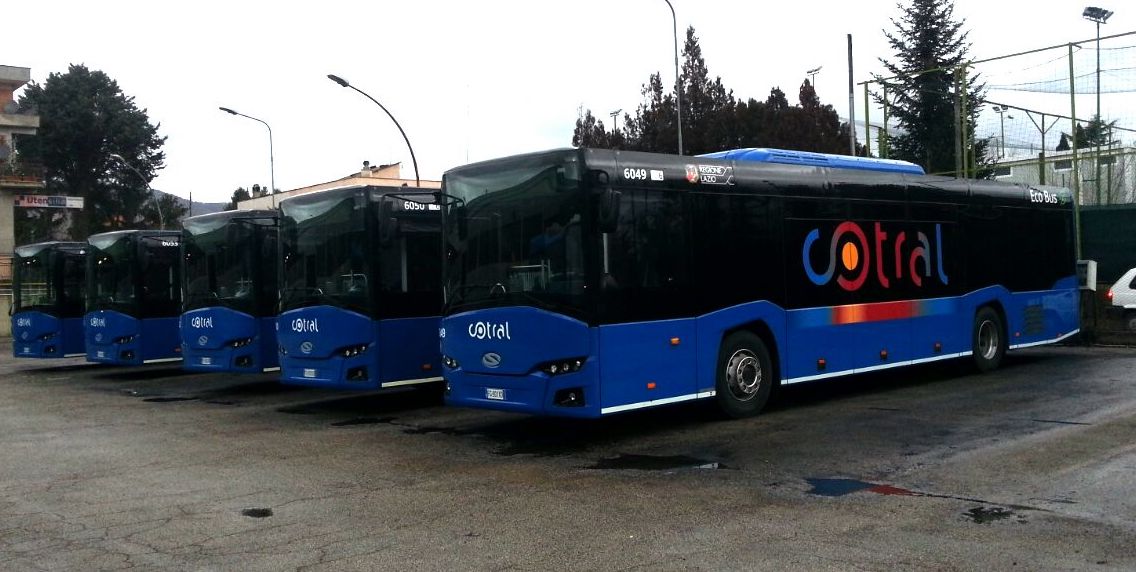 Cotral, 500 nuovi bus entro 2020. Avranno anche prese usb per ricarica smartphone