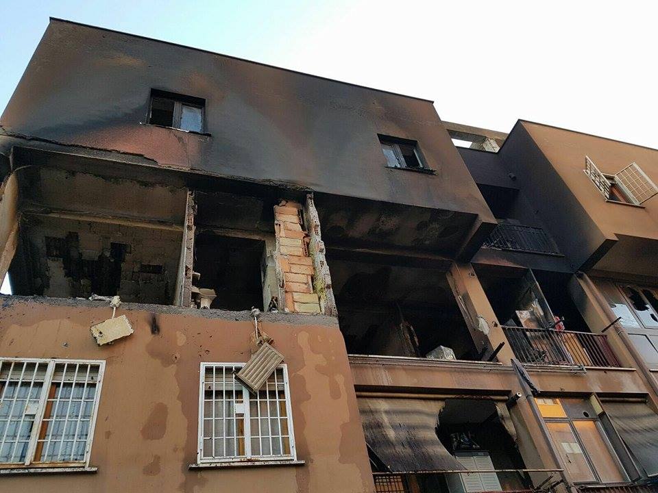 Mentana, il racconto dei sopravvissuti all’incendio di via Giolitti. Sabato pranzo di solidarietà