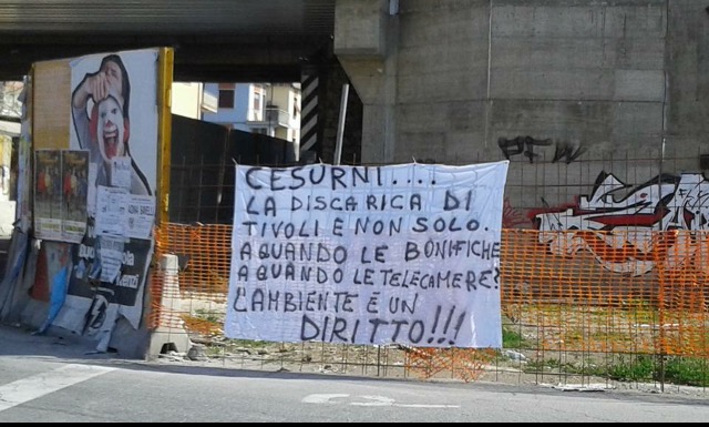 Tivoli, è allarme immondizia: sale la protesta a Cesurni, striscioni lungo la Tiburtina. Sos anche a Braschi
