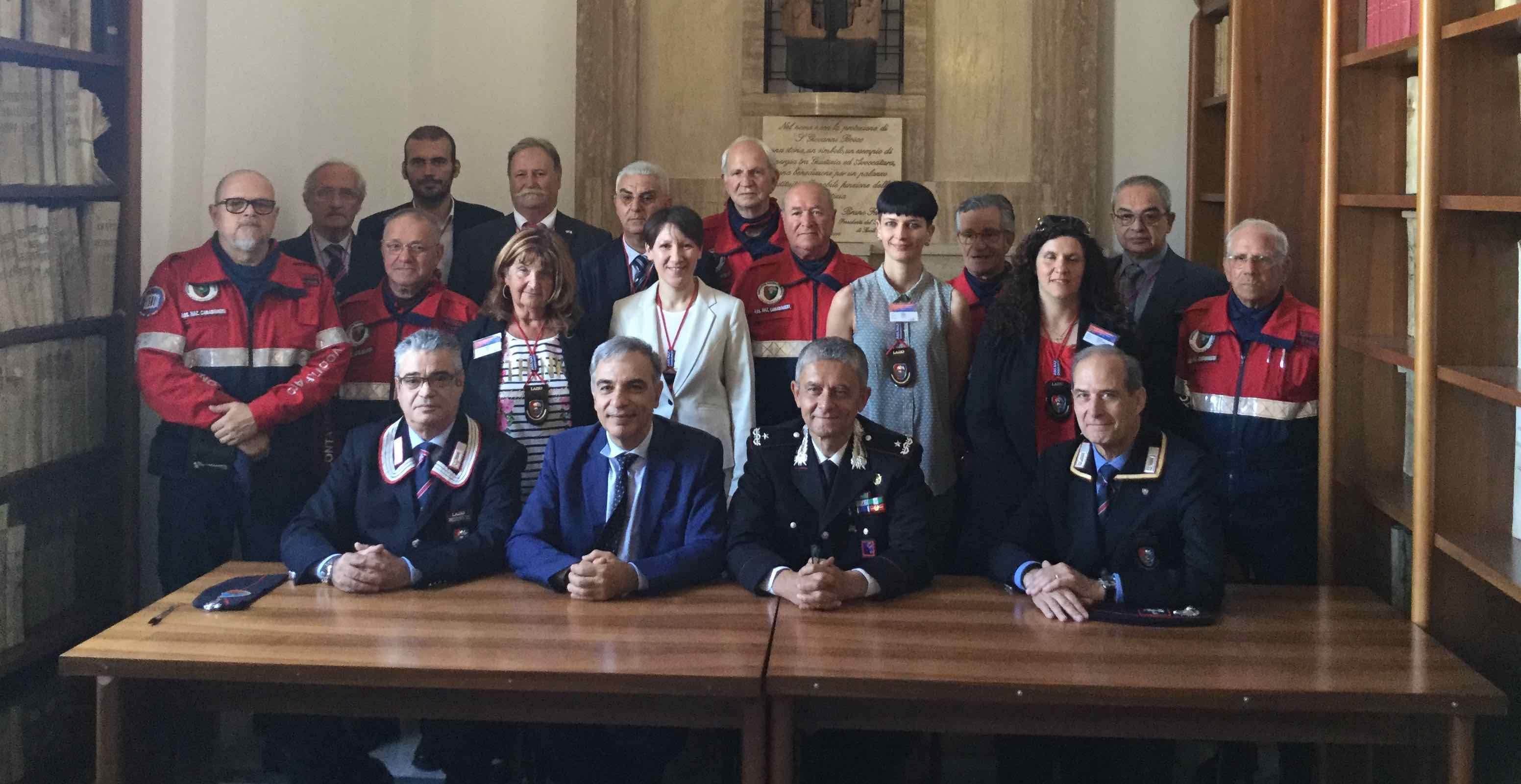 Tivoli, l’associazione nazionale dei carabinieri schiera i volontari a supporto di tribunale e procura