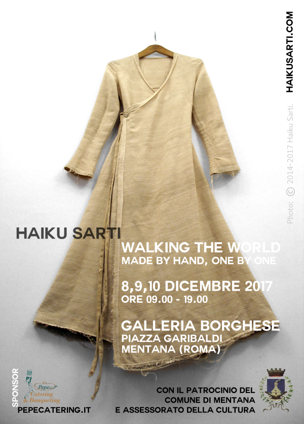 Walking the world, gli abiti scultura di Haiku Sarti alla Galleria Borghese di Mentana
