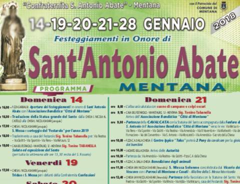 Mentana, al via i festeggiamenti per Sant’Antonio Abate