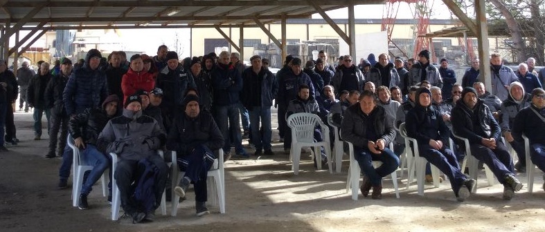 Cave Guidonia, i sindacati: “Chiediamo a tutti responsabilità nella tutela dell’occupazione”
