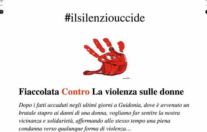 Stupro Guidonia, venerdì anche a Mentana fiaccolata contro la violenza sulle donne