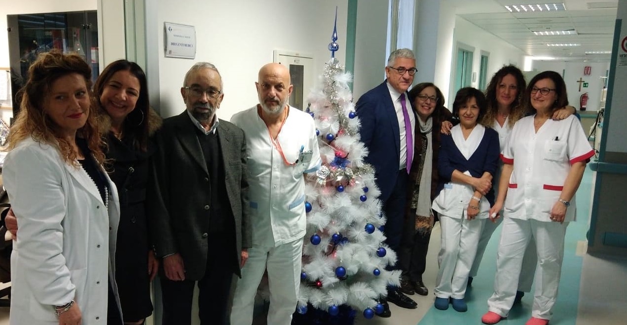 Ospedale di Palestrina, donati dall’associazione malati di reni 12 televisori per il reparto Dialisi