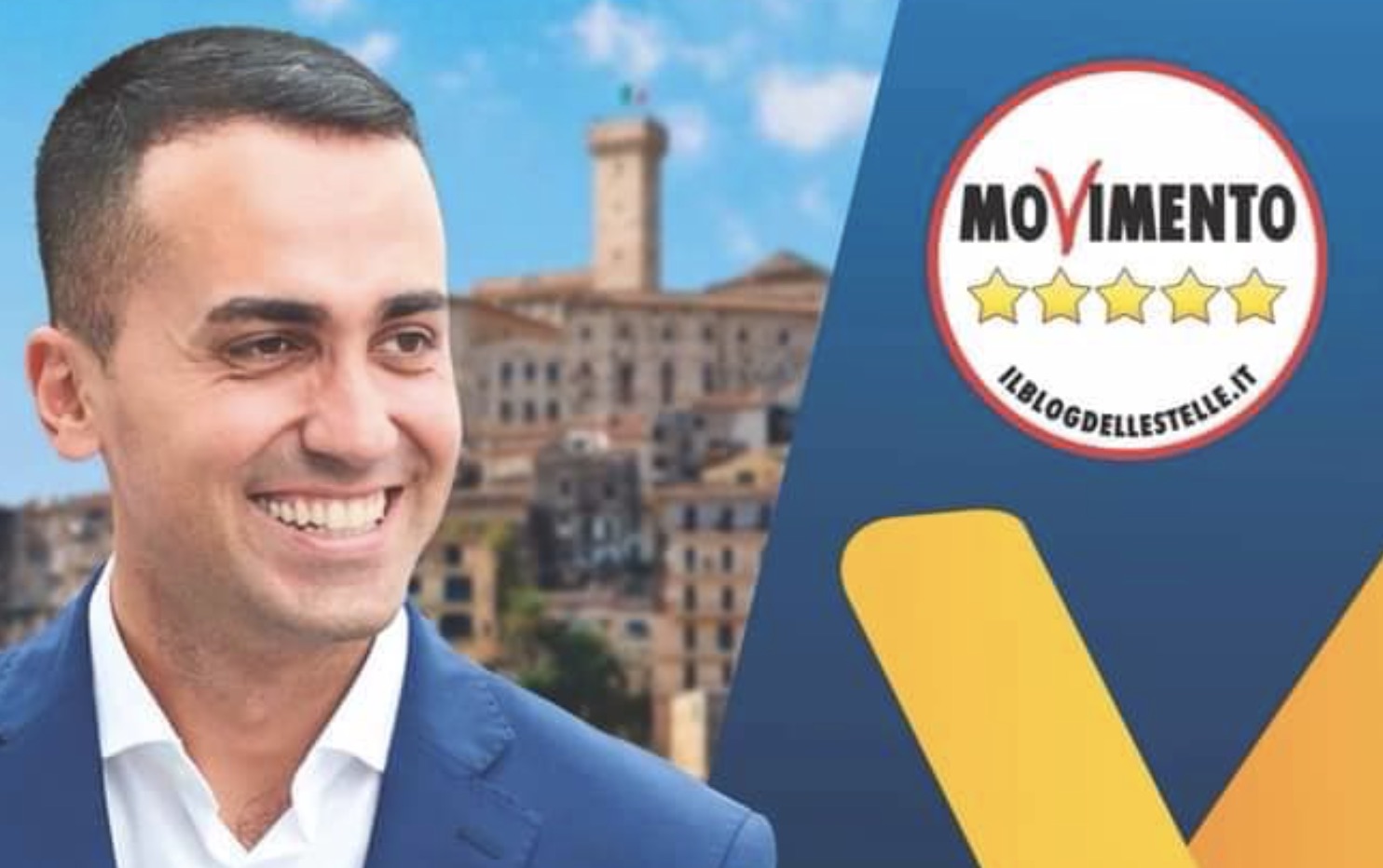 Di Maio a Monterotondo ma mette la foto di Palombara. E FdI attacca