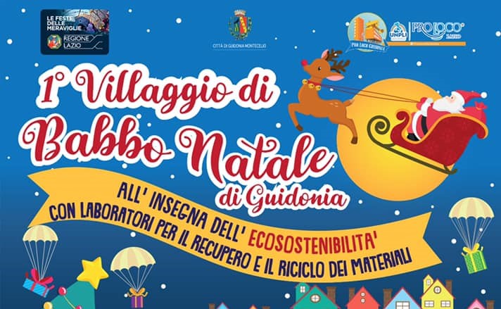 In piazza a Guidonia pronti per il Villaggio di Babbo Natale: eventi, food e giochi